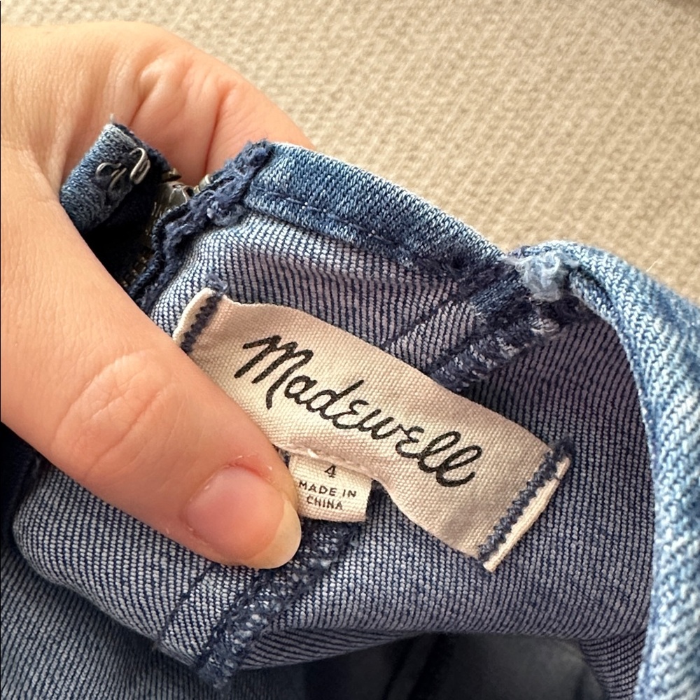 Madewell Denim dress with cutouts - Picture 2 of 4